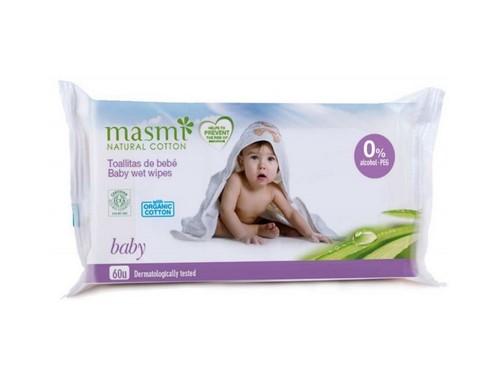 Купити Masmi  органические детские влажные салфетки, 60шт