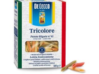 Купить Паста Penne Rigate Tricolore (Трехцветные) n°41, De Cecco