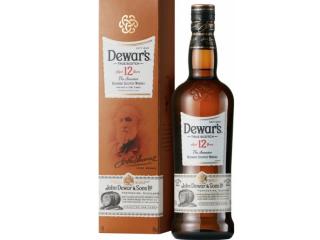 Купить Виски Dewar's 12 лет выдержки 0.7 л 40% в подарочной упаковке