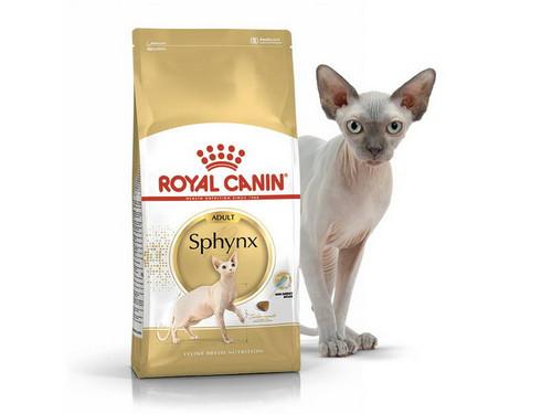 Купить Royal Canin Sphynx Adult - Сухой корм с птицей для взрослых кошек породы Сфинкс 0.4 кг