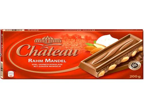 Купить Шоколад молочный с миндалем Chateau