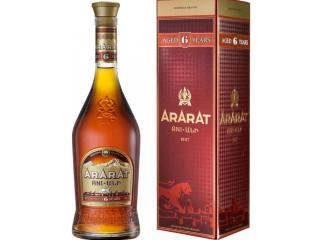 Купить Бренди ARARAT Ани 6 лет выдержки 0.5 л 40% в подарочной коробке