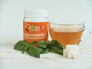Купить Заменитель сахара Solosvit+, в 10 раз слаще сахара