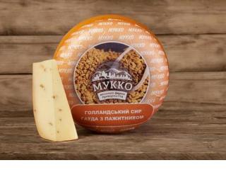 Купить Сыр гауда голландский с пажитником 49,3%