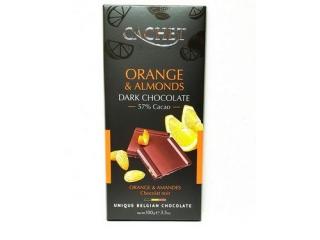 Купить Шоколад Cachet Dark Orange & Almonds