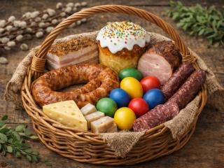 Купити Подарунковий набір: "Великодній кошик щедрий"
