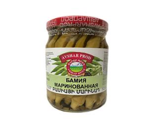 Купить Бамия Avshar Prod в стеклянной банке 520 г
