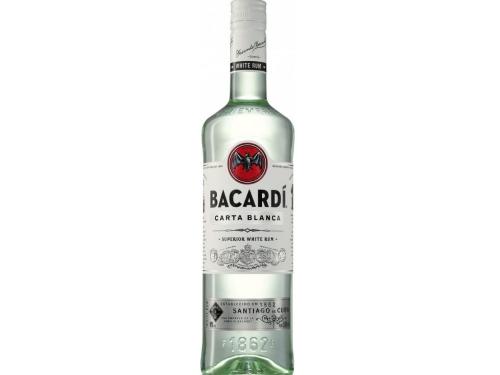 Купить Ром Bacardi Carta Blanca от 6 месяцев выдержки 0.7 л 40%