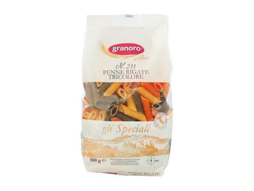 Купить Макароны Granoro Penne Rigate tricolore