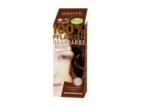 Купити Био-краска-порошок для волос Sante растительная Каштан/Chestnut Brown 100 г