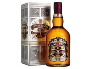 Купить Виски Chivas Regal 1 л 12 лет выдержки 40% в подарочной упаковке