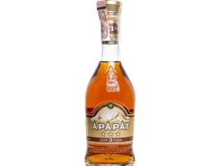 Купить Бренди ARARAT 3 года выдержки 0.5 л 40%