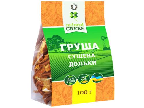 Купить Груша сушеная, дольки, NATURAL GREEN