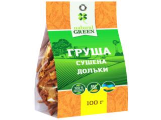 Купить Груша сушеная, дольки, NATURAL GREEN