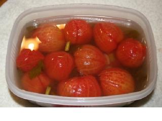 Купить Малосольные помидоры без шкурки