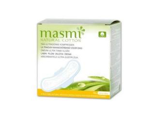 Купити MASMI Органические ультратонкие гигиенические прокладки для нормальных и сильных выделений, с крылышками, 10 шт.