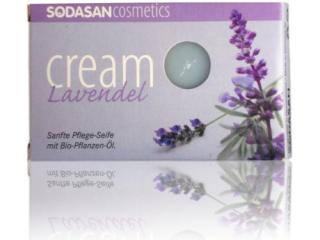 Купить SODASAN Органическое мыло-крем Lavender для лица с маслами Ши и Лаванды 100 г